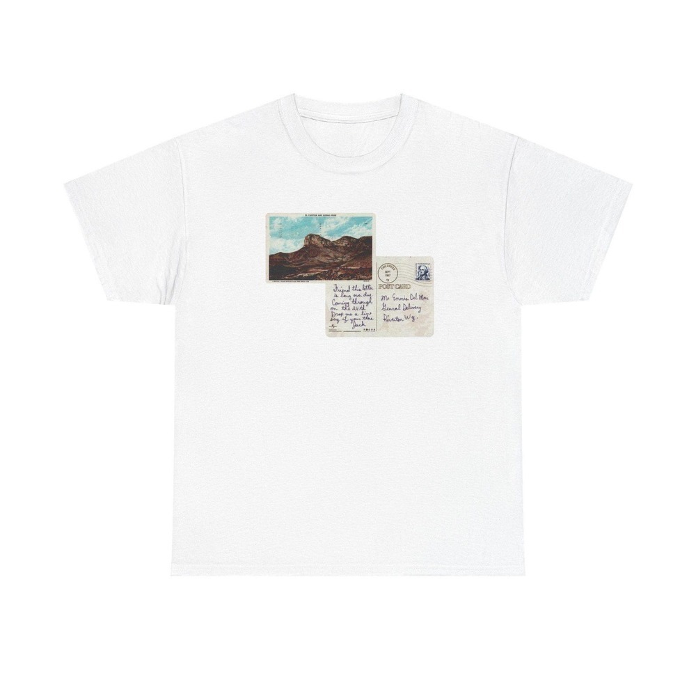 Brokeback Mountain Postcard Classic Tee White